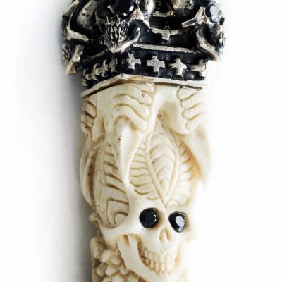 PENDANT SKULL KANNIBAL HORN